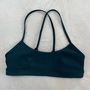 Alo Yoga Airlift Intrigue Bra Midnight Green XS